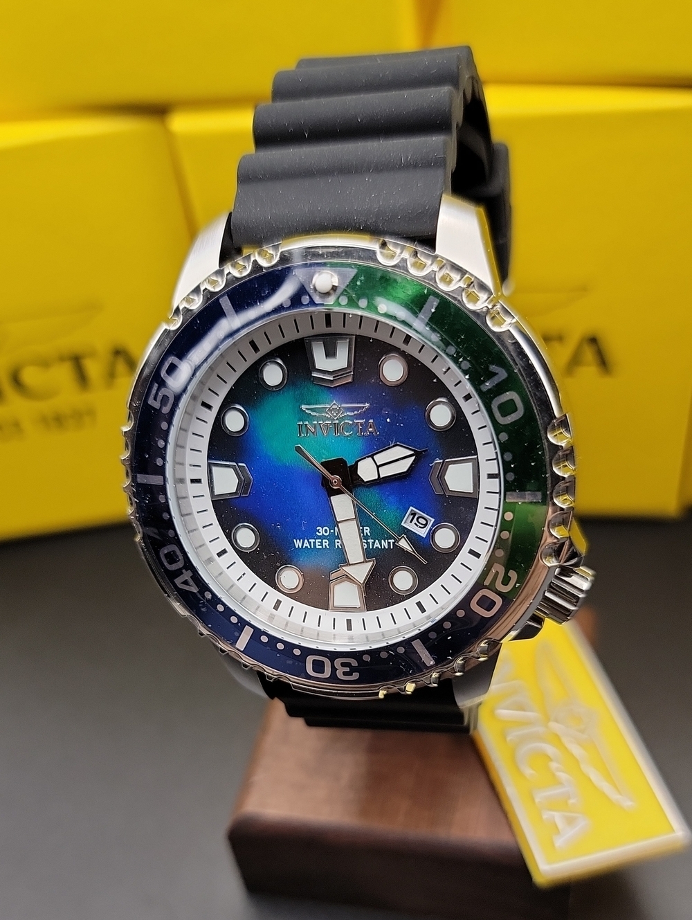 NEW ⌚️ Invicta Pro Diver Abyss 49545 Men's 48mm Quartz Blue Green Watch